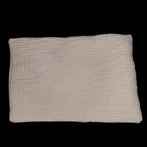 Crate & Barrel Sylvain Variegated Yarn Pillow cover 2"x15" Wool Cotton & Linen